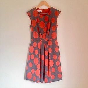 W/Pockets large polka dot cap sleeve dress 8